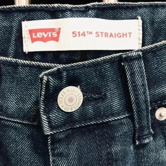 Levi’s 514 Straight Fit, adjustable waistband,5 pocket, belt loop, 27” inseam - Picture 2 of 9